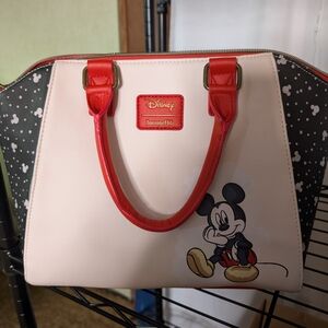 Loungefly Mickey Mouse Women's Bag - Red and White